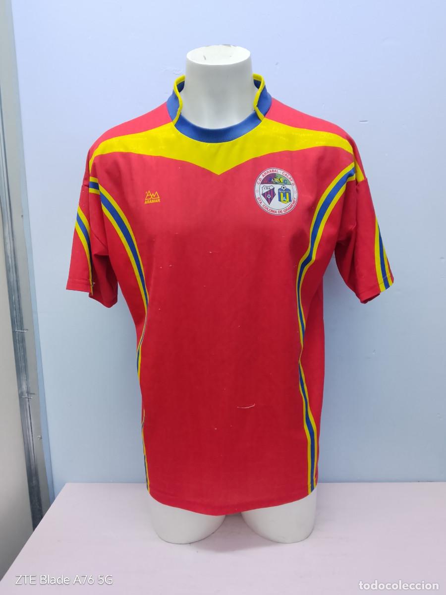 Coleccionismo deportivo: CD Arrabal Calaf FUSION EQUIPOS camiseta futbol football shirt Badalona Catalunya xxl 64cts