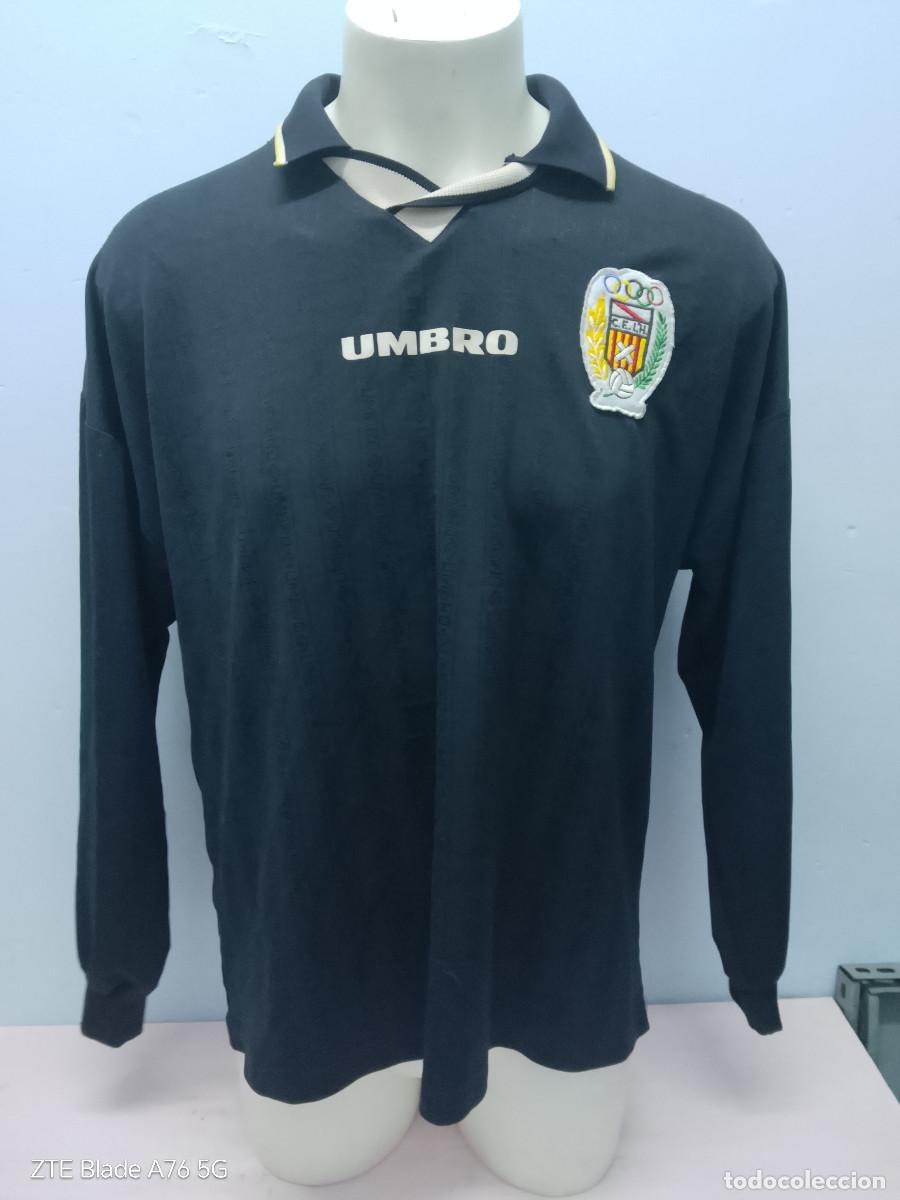 Coleccionismo deportivo: CF Hospitalet camiseta futbol football shirt vintage match Catalunya xl