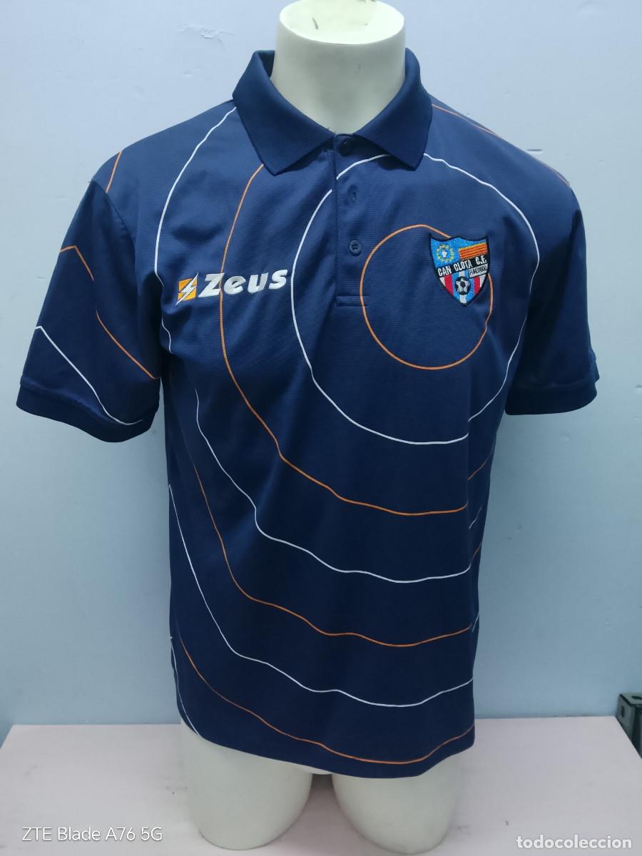 Coleccionismo deportivo: Can CLota Esplugues CF Camiseta futbol Catalunya polo training M