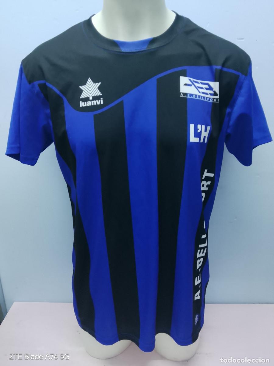Coleccionismo deportivo: Asociaci&oacute; Esportiva Bellsport Hospitalet camiseta futbol catalunya L