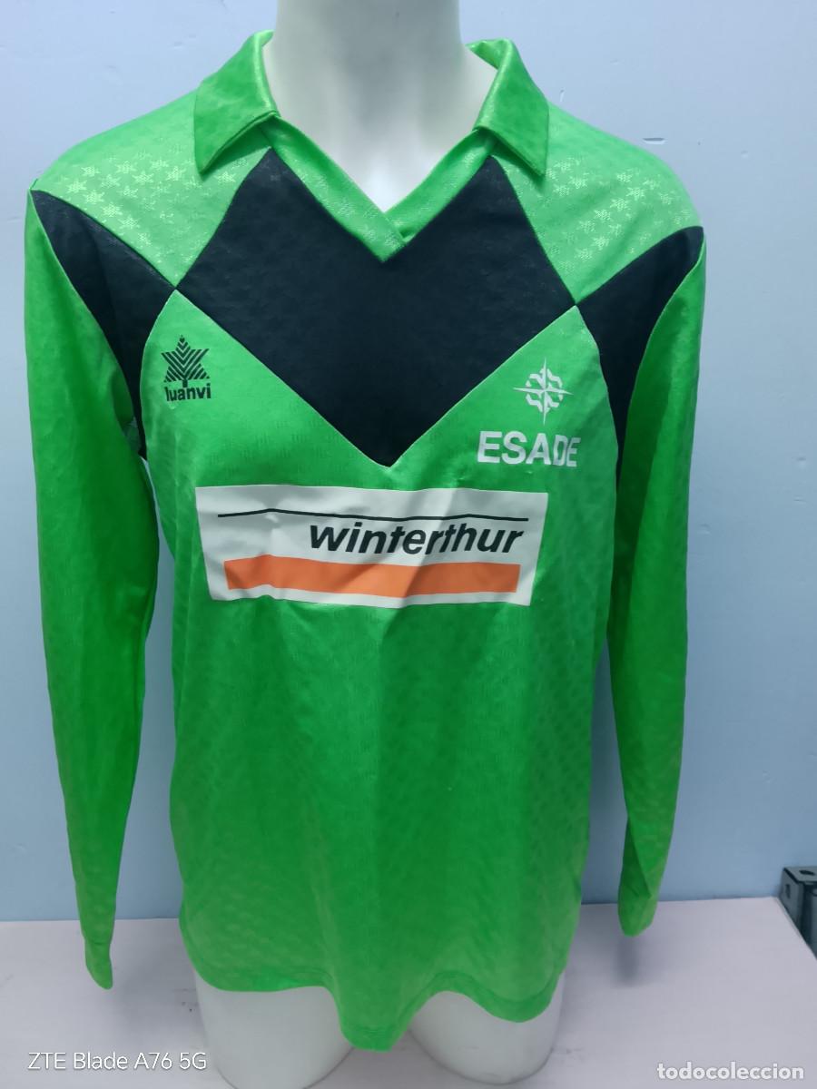 Coleccionismo deportivo: ESADE Barcelona camiseta futbol football shirt fc catalunya winterthur L