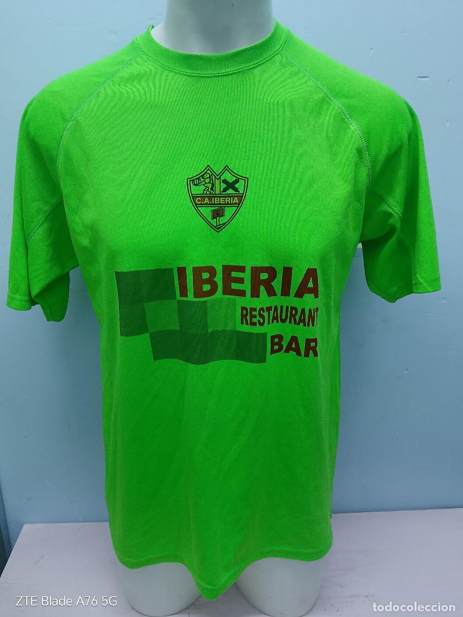 Coleccionismo deportivo: CA Iberia barcelona camiseta futbol L