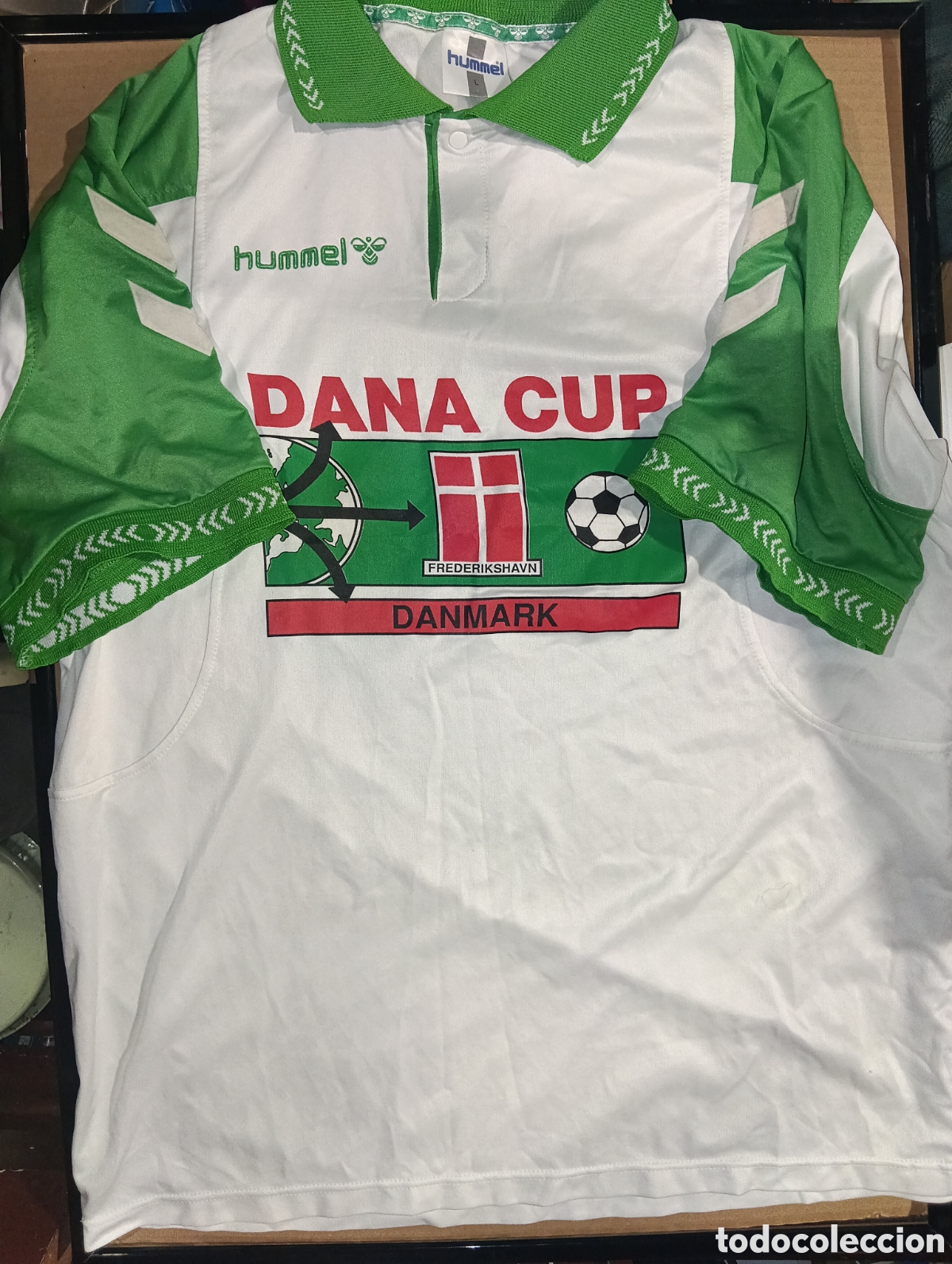 Coleccionismo deportivo: CAMISETA F&Uacute;TBOL L HUMMEL DANA CUP DANMARK