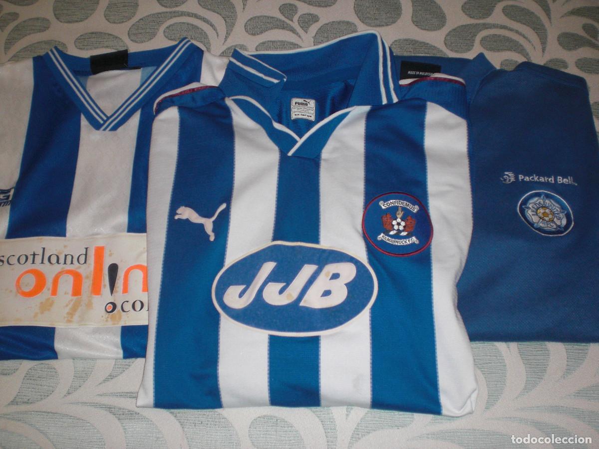 Coleccionismo deportivo: LOTE 2 CAMISETAS KILMARNOCK + POLO PASEO LEEDS UNITED (VER)