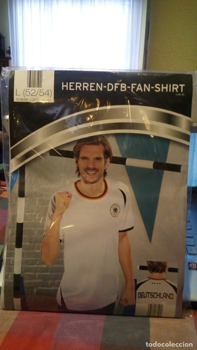 Coleccionismo deportivo: Camiseta F&uacute;tbol Selecci&oacute;n alemana mundial 2014