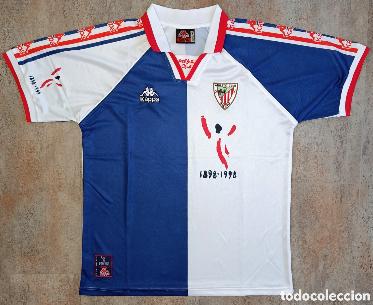Colecionismo desportivo: Camiseta Athletic Club de Bilbao centenario 97-98