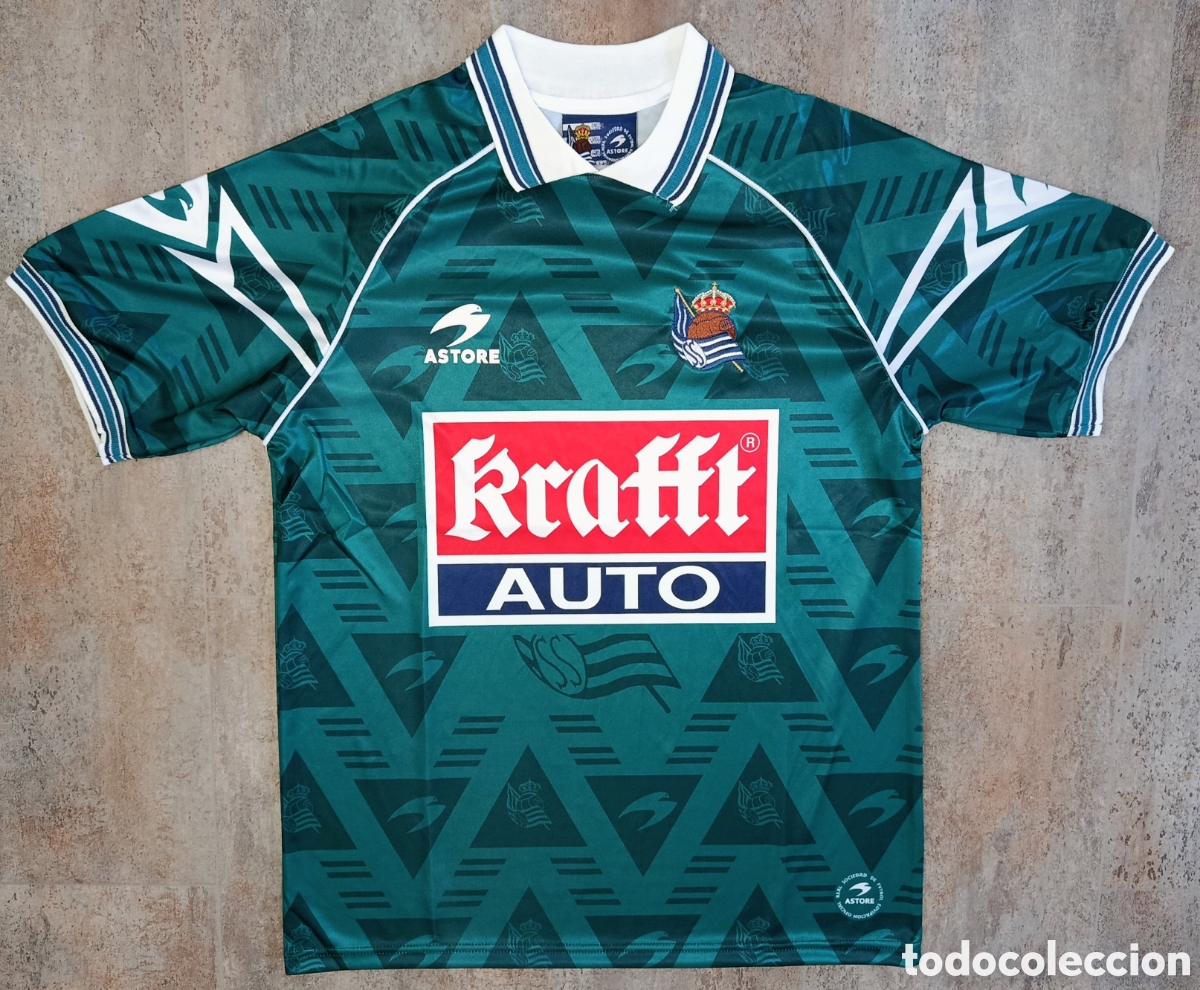 Coleccionismo deportivo: Camiseta Real Sociedad 1995-1996