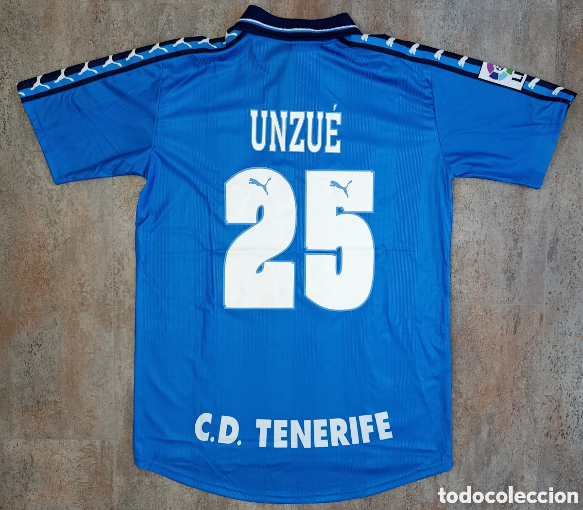 Colecionismo desportivo: Camiseta Unzu&eacute; Tenerife 1997-1998