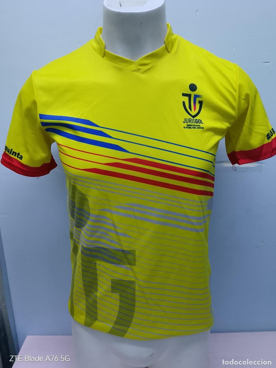 Coleccionismo deportivo: Torneo Nacional F&uacute;tbol Juristas Abogado Juez camiseta futbol Ecuador S 48cts