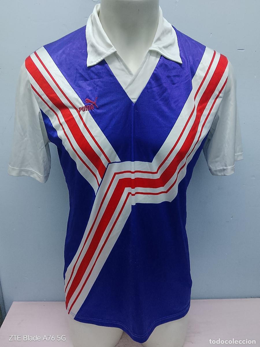Coleccionismo deportivo: Puma vintage shirt camiseta futbol football shirt 1970 57cts L