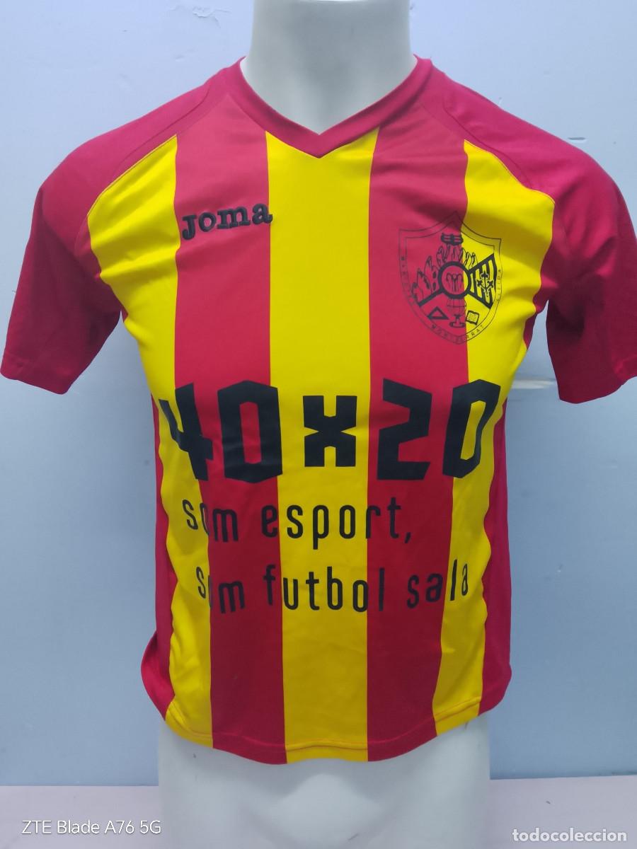 Coleccionismo deportivo: CE Maristes Montserrat Lleida camiseta futbol senyera catalunya xs