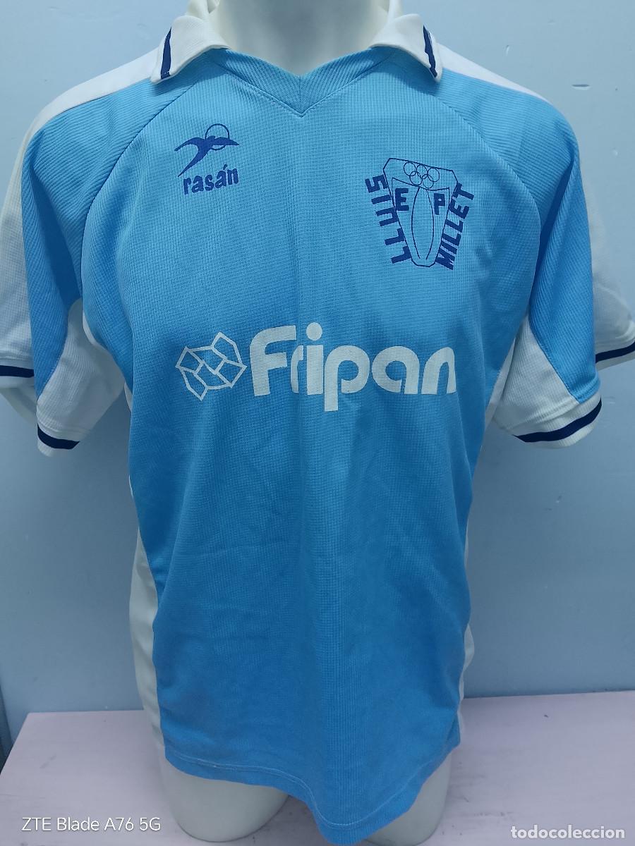 Sports collectibles: Lluis Millet Orfeo Catalunya vintage rasan camiseta futbol xl