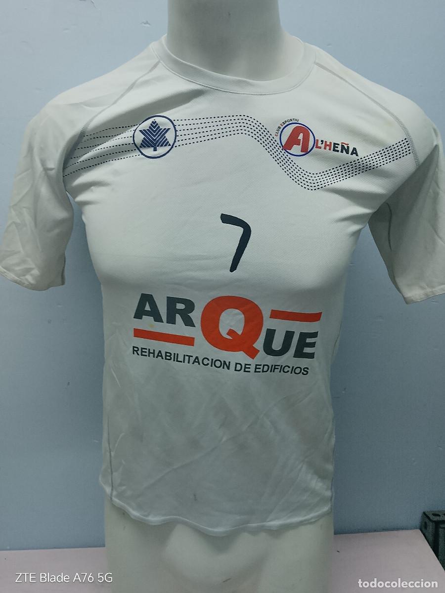 Coleccionismo deportivo: CE Alhe&ntilde;a Hospitalet de Llobregat camiseta futbol football shirt S