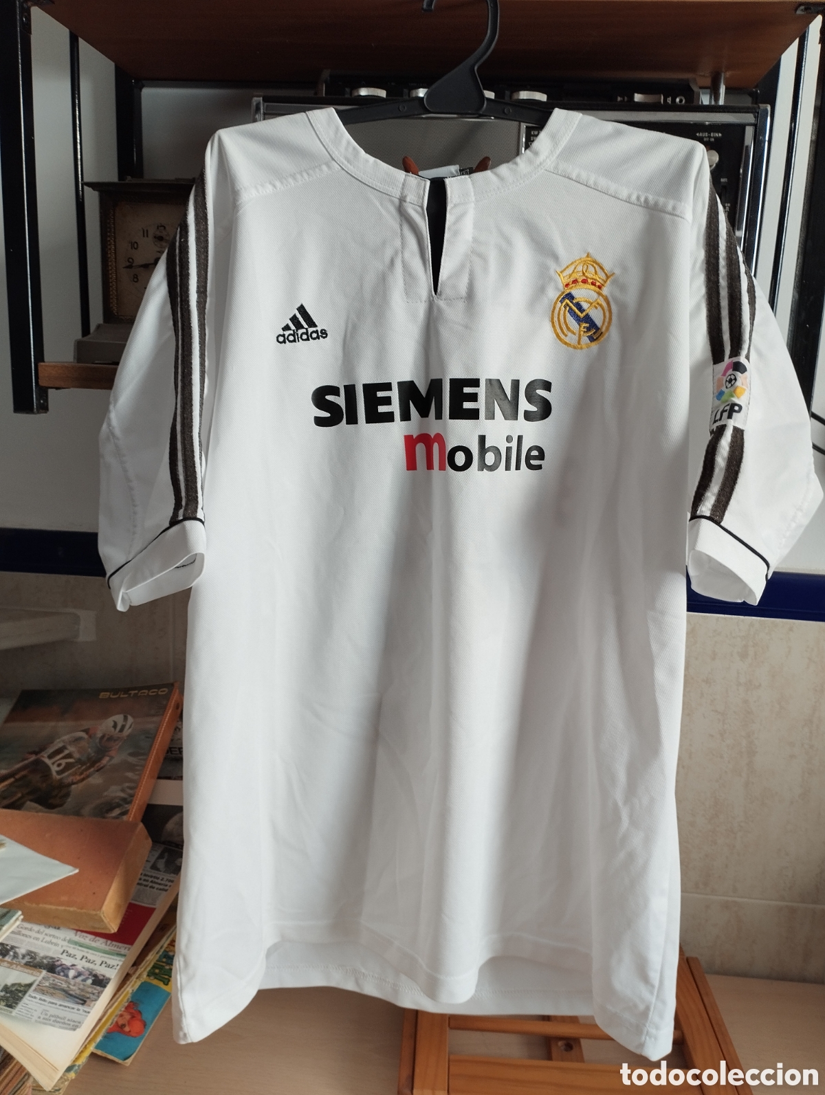 Coleccionismo deportivo: CAMISETA FUTBOL REAL MADRID ADIDAS DE EPOCA BECKHAM