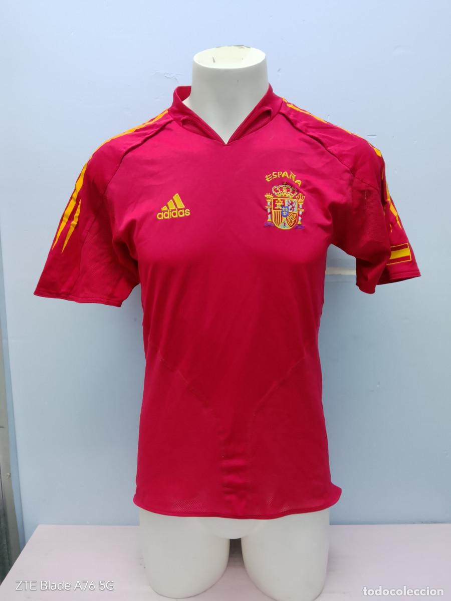 Coleccionismo deportivo: Espa&ntilde;a Spain 2004 - 2006 camiseta futbol football shirt seleccion S 52cts
