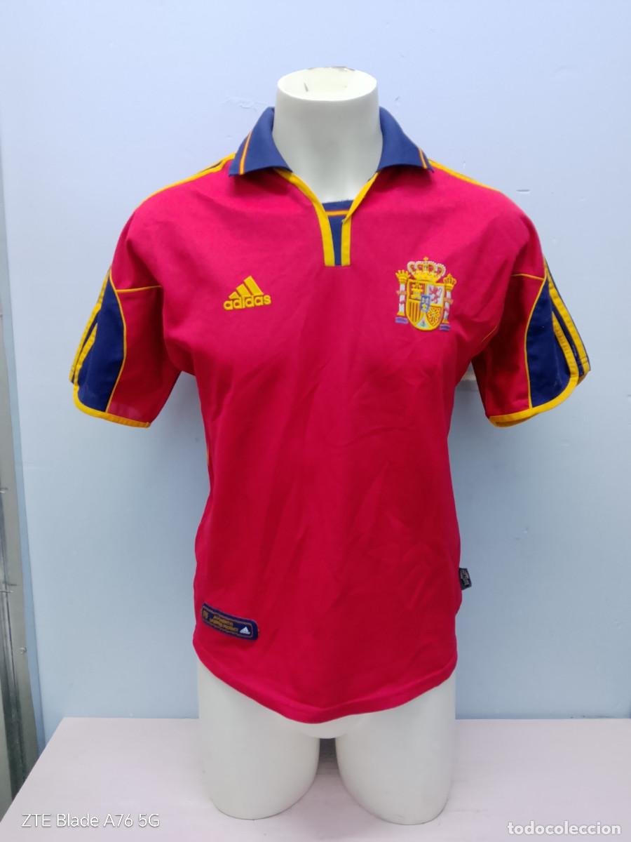 Sammelleidenschaft Sport: Espa&ntilde;a Eurocopa 2000 Spain camiseta futbol football shirt S 57cts