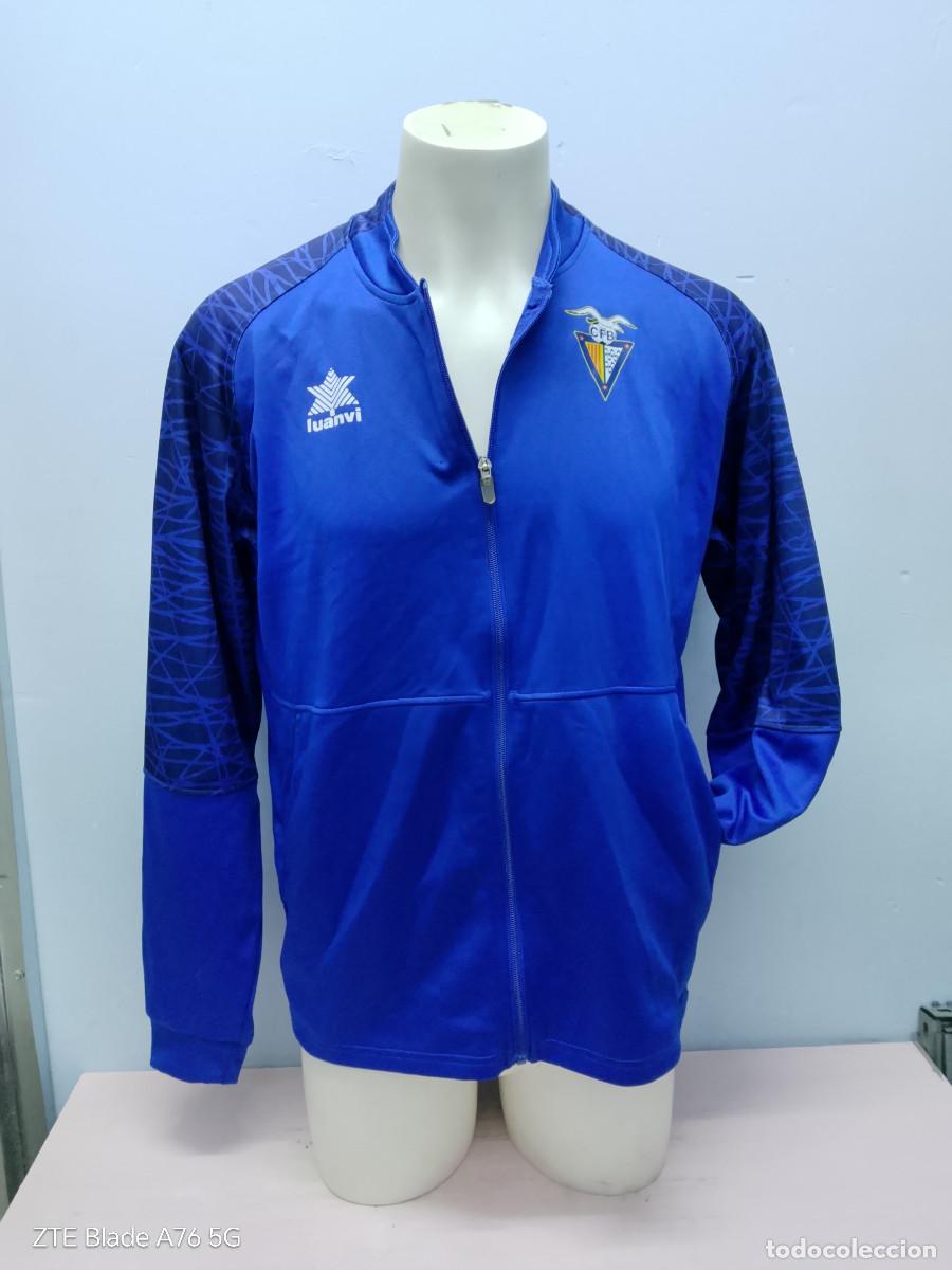 Coleccionismo deportivo: CF Badalona jersey futbol football chaqueta L 60cts