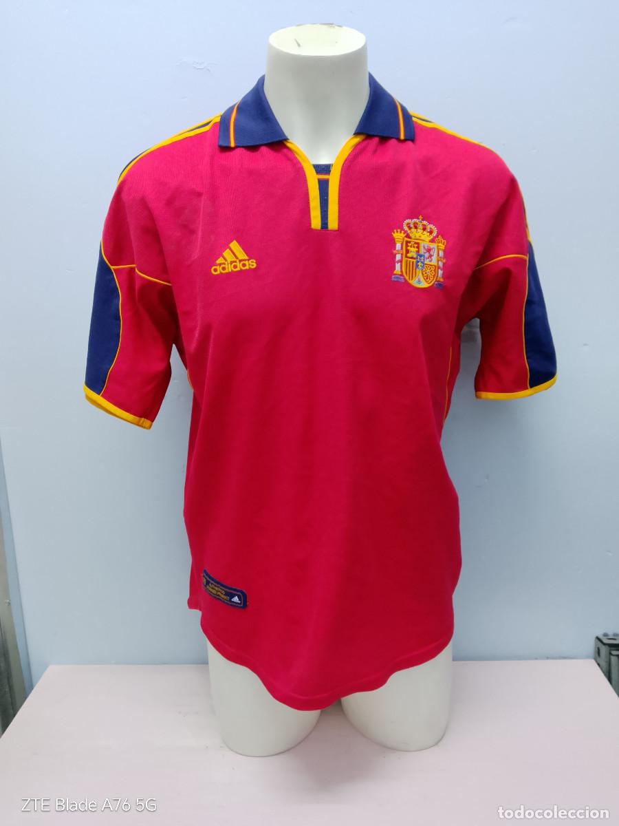 Sammelleidenschaft Sport: Espa&ntilde;a Spain 2000 camiseta futbol football shirt L 62cts seleccion