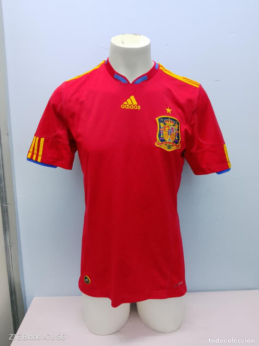 Sports collectibles: Espa&ntilde;a Spain 2010 camiseta futbol football shirt M 53cts
