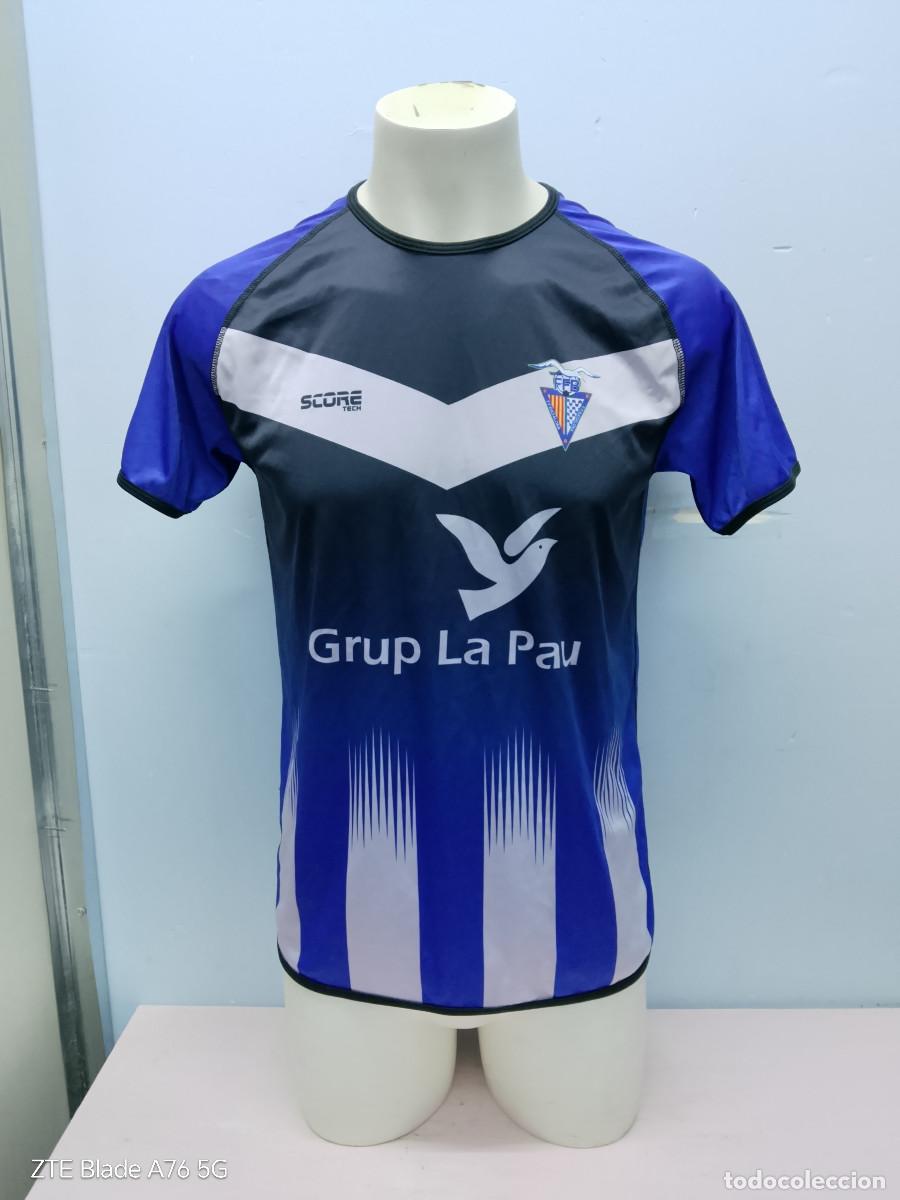 Coleccionismo deportivo: CF Badalona camiseta futbol football shirt Catalunya Reversible M 54cts