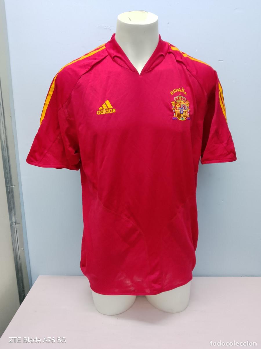 Coleccionismo deportivo: Raul Espa&ntilde;a Spain camiseta futbol football shirt L 61cts