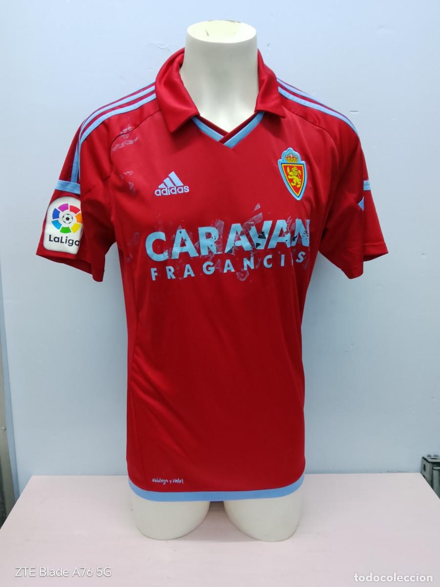 Coleccionismo deportivo: Real Zaragoza (tara sponsor) camiseta futbol football shirt L