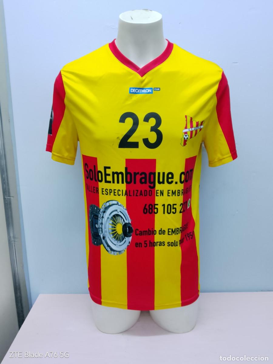 Coleccionismo deportivo: CF Catala Catalunya camiseta futbol football shirt samarreta senyera L