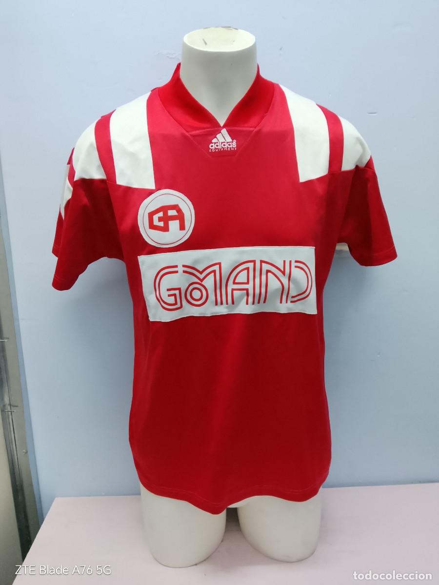 Coleccionismo deportivo: Vintage adidas camiseta futbol football shirt match worn L