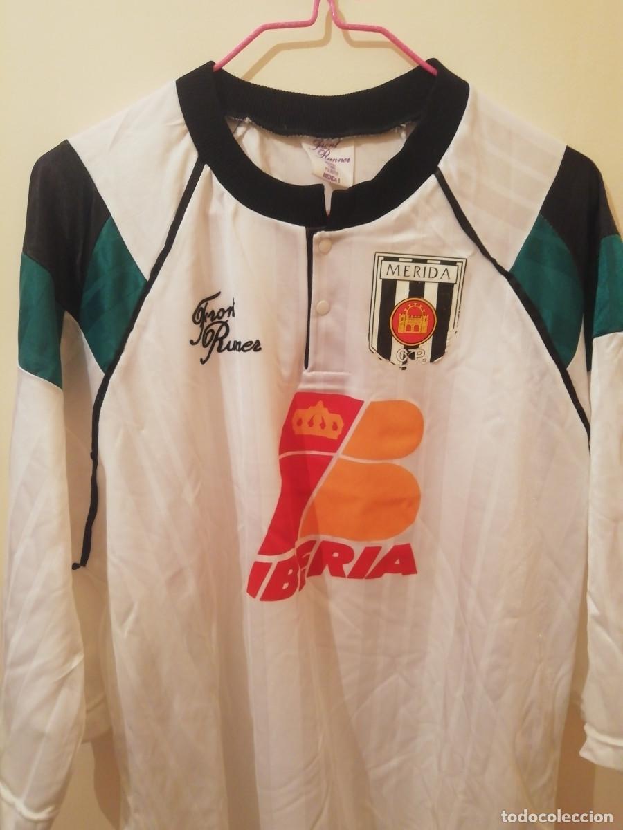 Coleccionismo deportivo: CAMISETA MERIDA ANTIGUA A&Ntilde;OS 80