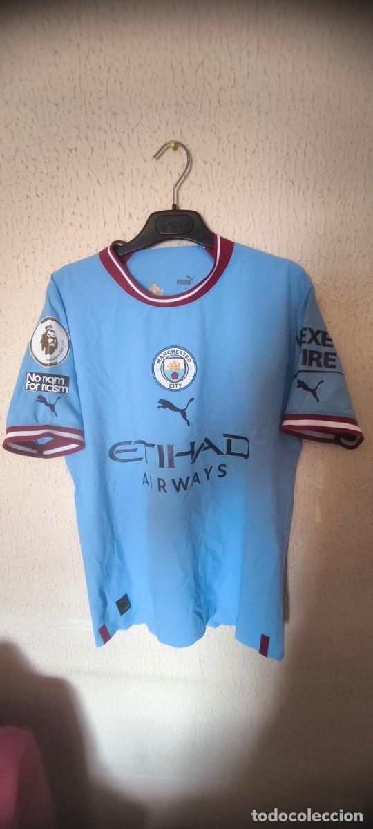 Coleccionismo deportivo: Original | Camiseta Futbol shirt | Talla S | Manchester City 21 Sergio Gomez firmada match worn
