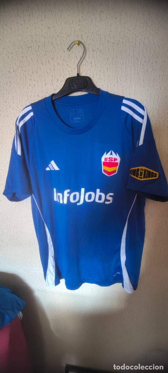 Coleccionismo deportivo: Original | Camiseta Futbol | Talla L | Seleccion Espa&ntilde;a Kings League - dorsal 37 player issue worn