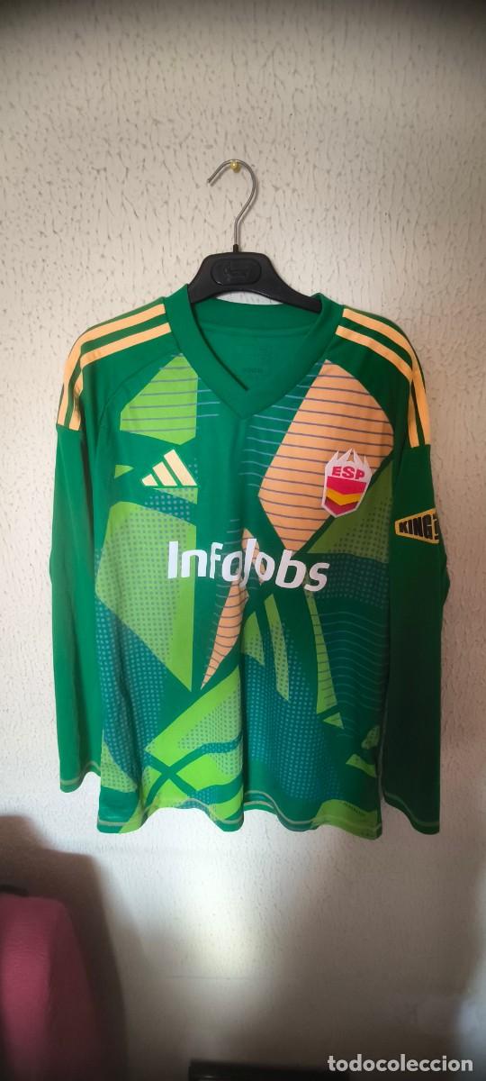 Coleccionismo deportivo: Original | Camiseta Futbol | Talla L | Seleccion Espa&ntilde;a Portero Kings League - 93 player issue worn