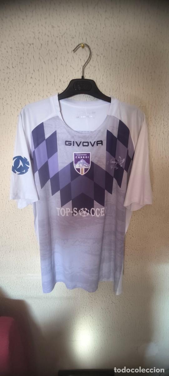 Coleccionismo deportivo: Original| Camiseta Futbol |Talla L | CE Carroi Andorra 21 Michael Grimm match worn vs Inter Escaldes