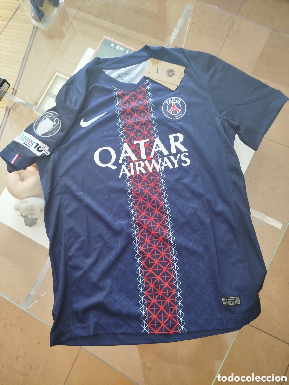 Coleccionismo deportivo: Camiseta PSG 25-26, Kvaratskhelia.