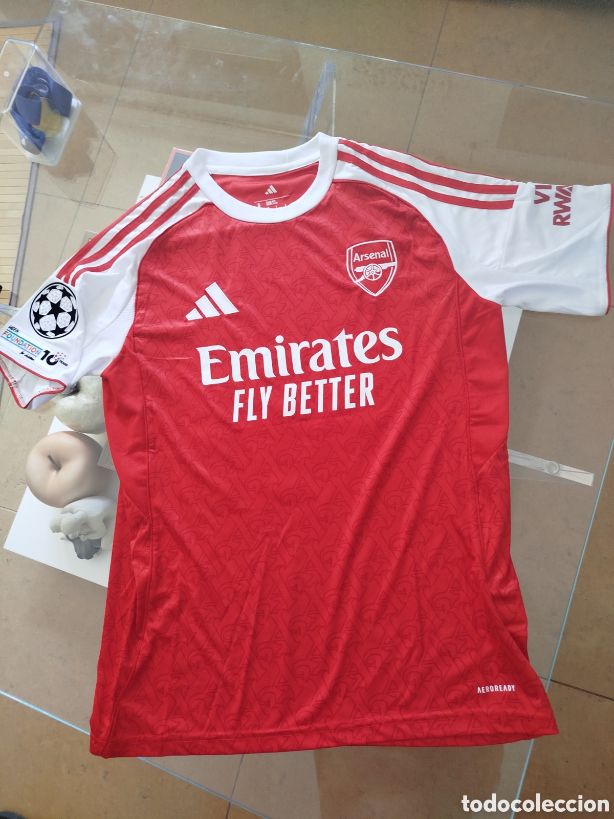 Coleccionismo deportivo: Camiseta Arsenal FC 25-26, Rice.