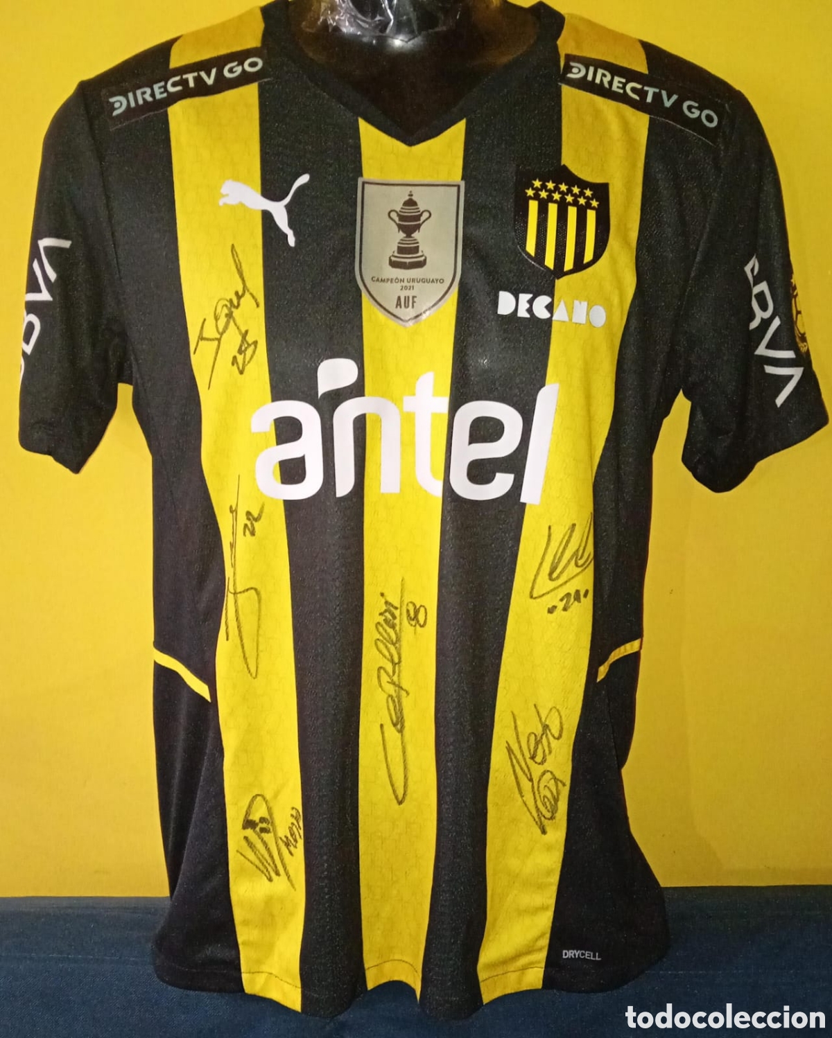 Coleccionismo deportivo: Camiseta Pe&ntilde;arol 2022 Match Issued #40 - Firmada - Gargano, Cepellini, Ramos, Volpi - Puma Talle M