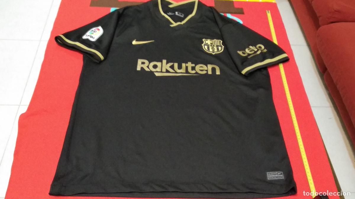 Coleccionismo deportivo: CAMISETA F.C.BARCELONA 2020/21 TALLA XL 2&ordf; EQUIPACI&Oacute;N VISITANTE - EN CORRECTO ESTADO VER FOTOS