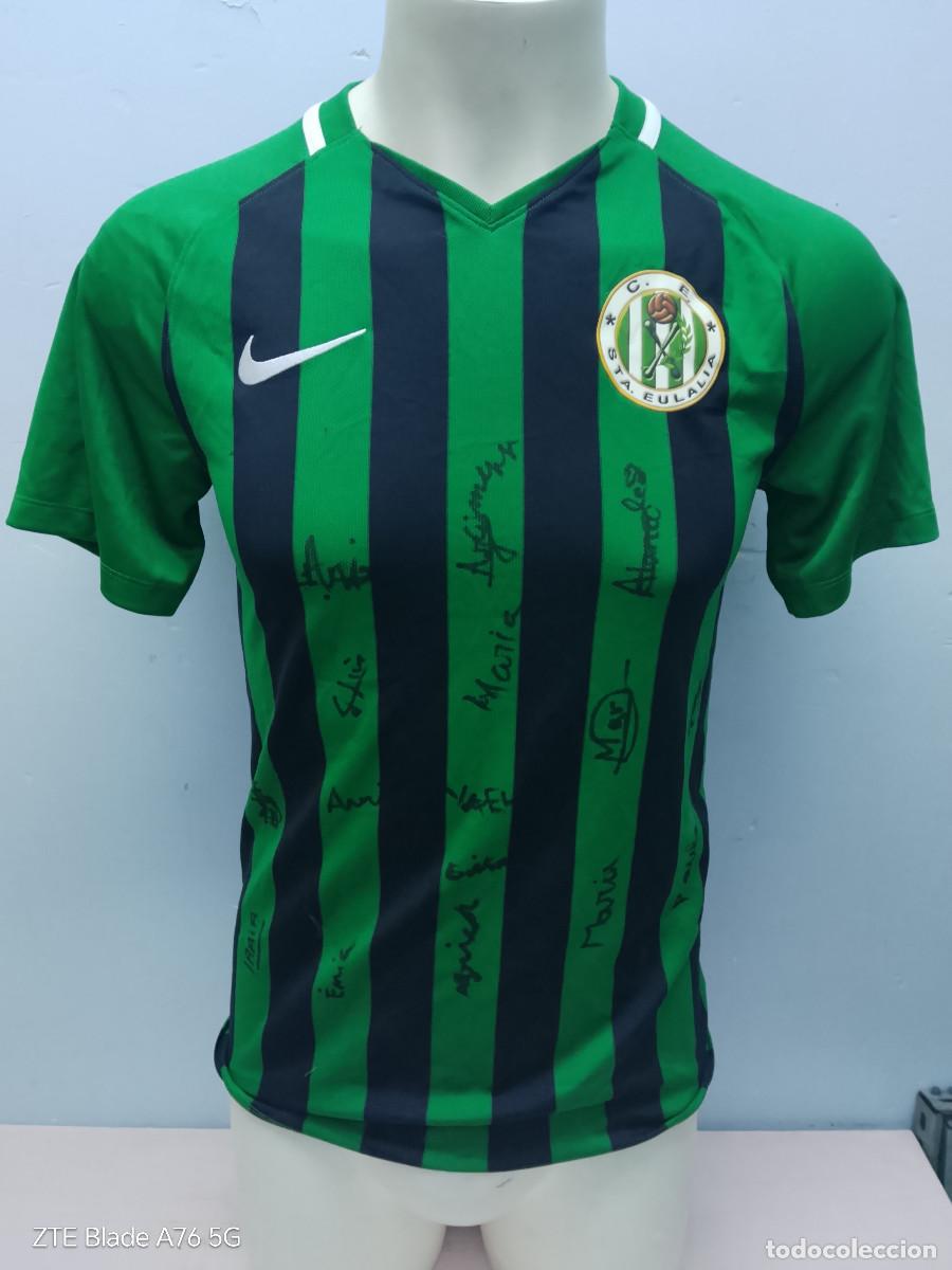 Coleccionismo deportivo: C.E. Santa Eul&agrave;lia de Ron&ccedil;ana Catalunya camiseta futbol football shirt S