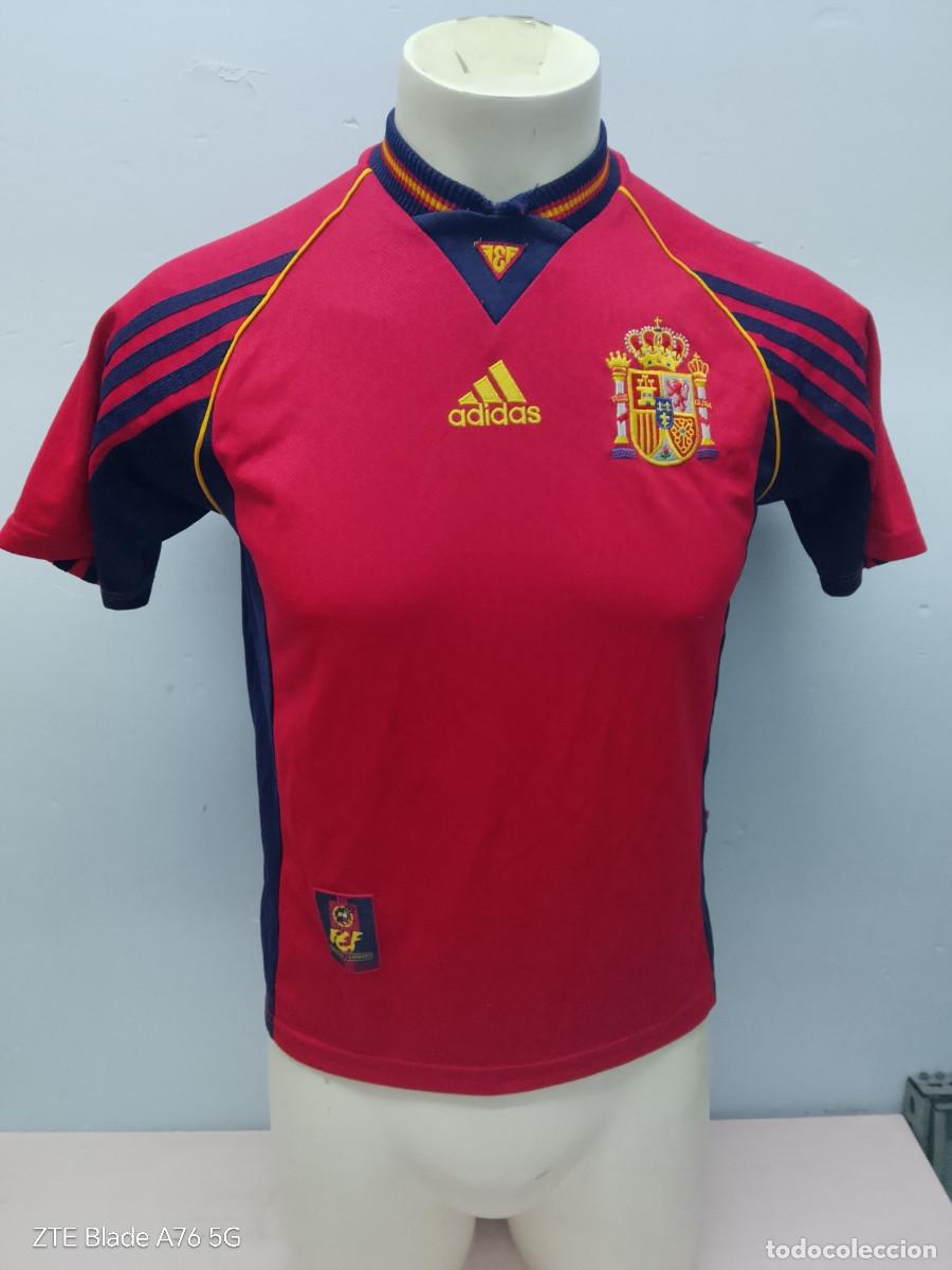 Coleccionismo deportivo: Espa&ntilde;a Spain 2000 camiseta futbol football shirt xxs 51cts