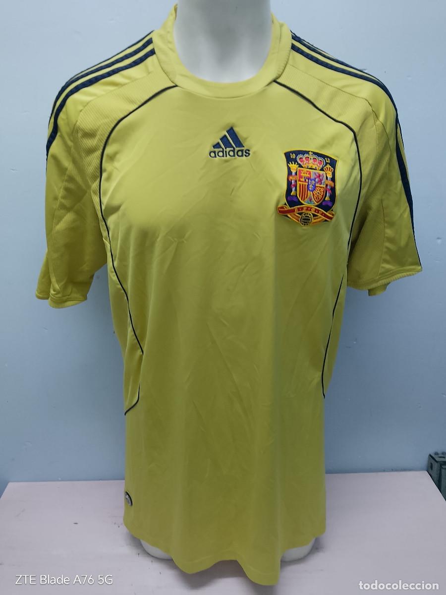 Coleccionismo deportivo: Espa&ntilde;a Spain Visitante camiseta futbol fotball shirt seleccion Away XL 60cts