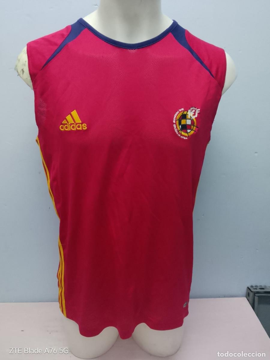 Coleccionismo deportivo: Espa&ntilde;a Spain entreno camiseta futbol football shirt seleccion Away L 52cts