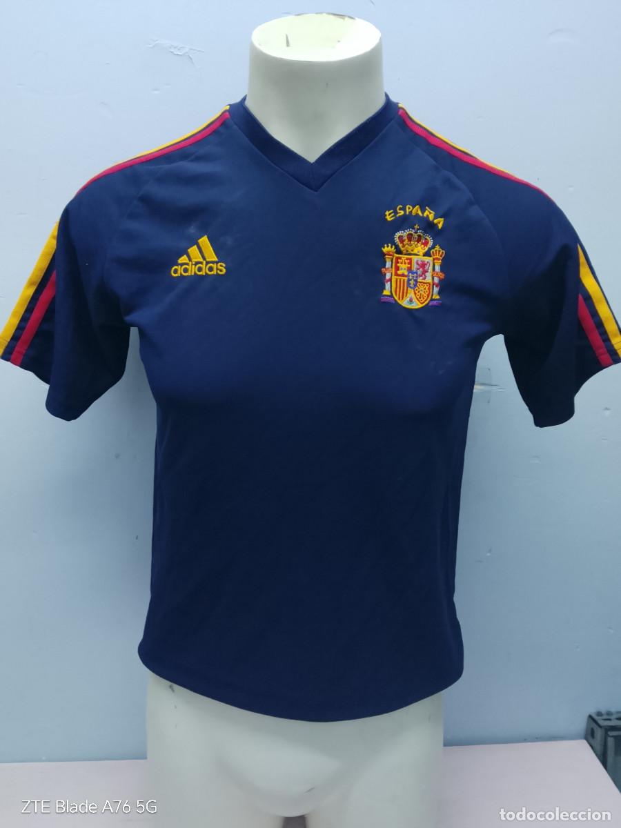 Coleccionismo deportivo: Espa&ntilde;a Spain camiseta futbol seleccion football shirt xs 51cts