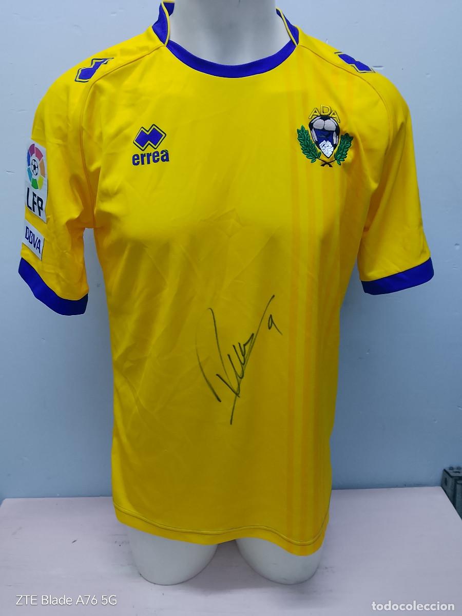 Coleccionismo deportivo: AD Alcorcon Match worn camiseta futbol football shirt Oriol Riera SIgned firmada xl 56cts
