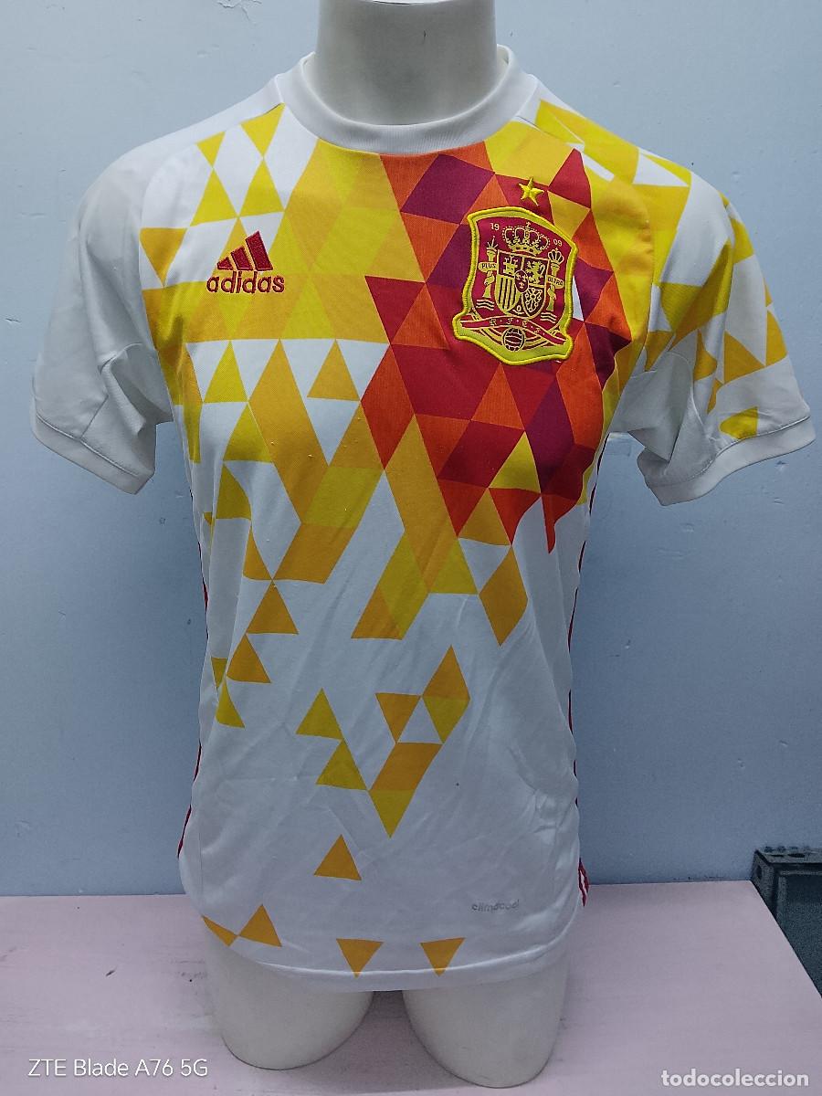 Coleccionismo deportivo: Espa&ntilde;a Spain camiseta futbol football shirt M 54cts