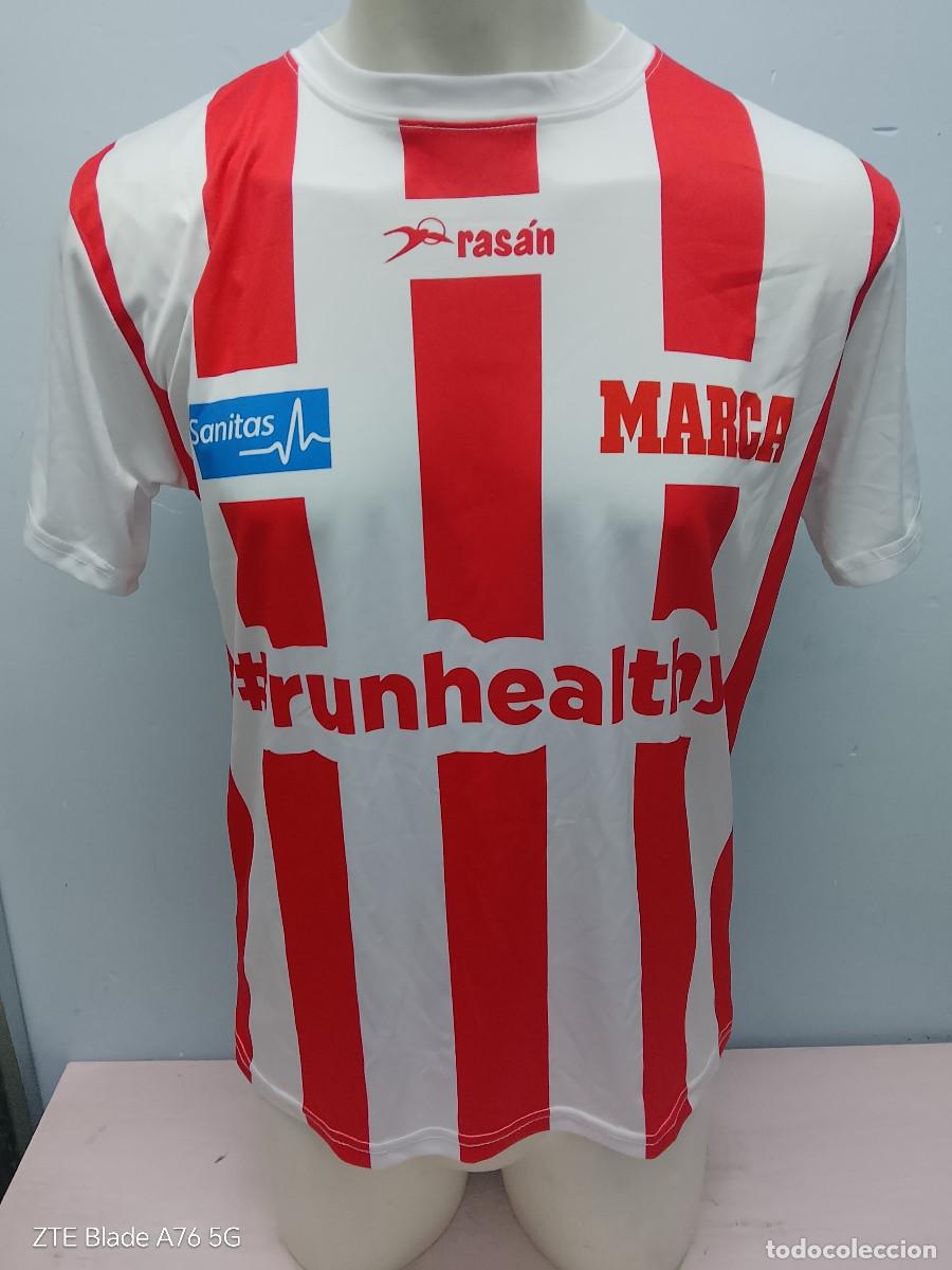 Coleccionismo deportivo: camiseta oficial del Derbi de las Aficiones Madrid camiseta futbol football shirt M 55cts