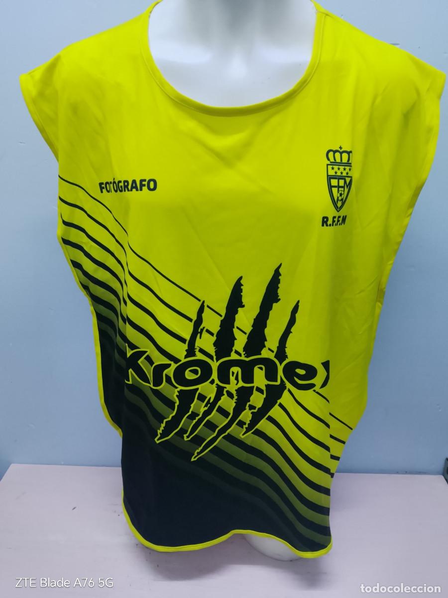 Coleccionismo deportivo: Photographer Press Prensa Fofografo Madrid camiseta peto federacion Madrile&ntilde;a