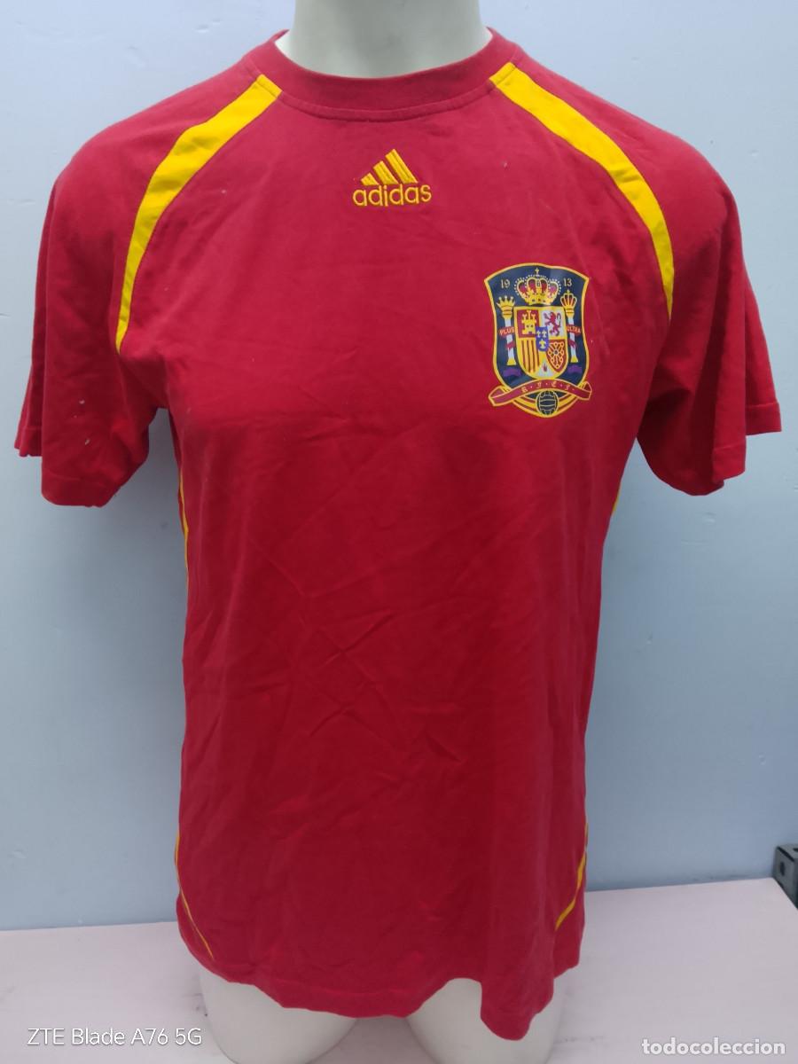 Coleccionismo deportivo: Espa&ntilde;a Spain seleccion David Villa camiseta futbol football shirt xl 56cts equ L