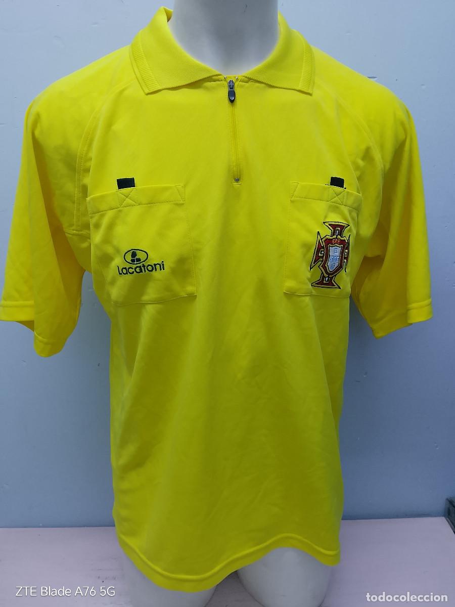 Coleccionismo deportivo: &aacute;rbitro Lacatoni Referee Portugal camiseta futbol fotball shirt Judge xl 64cts
