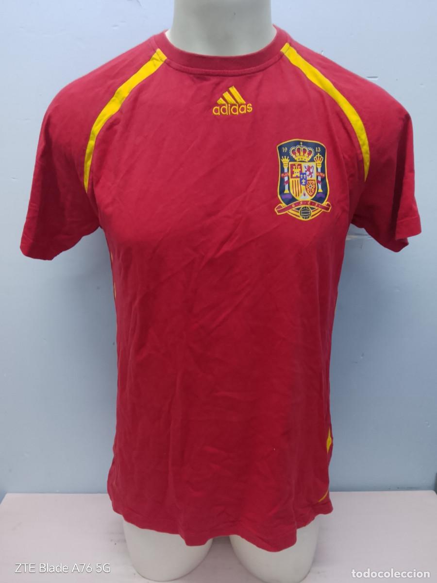 Coleccionismo deportivo: Espa&ntilde;a Spain seleccion David Villa camiseta futbol football shirt xl 57cts equ L