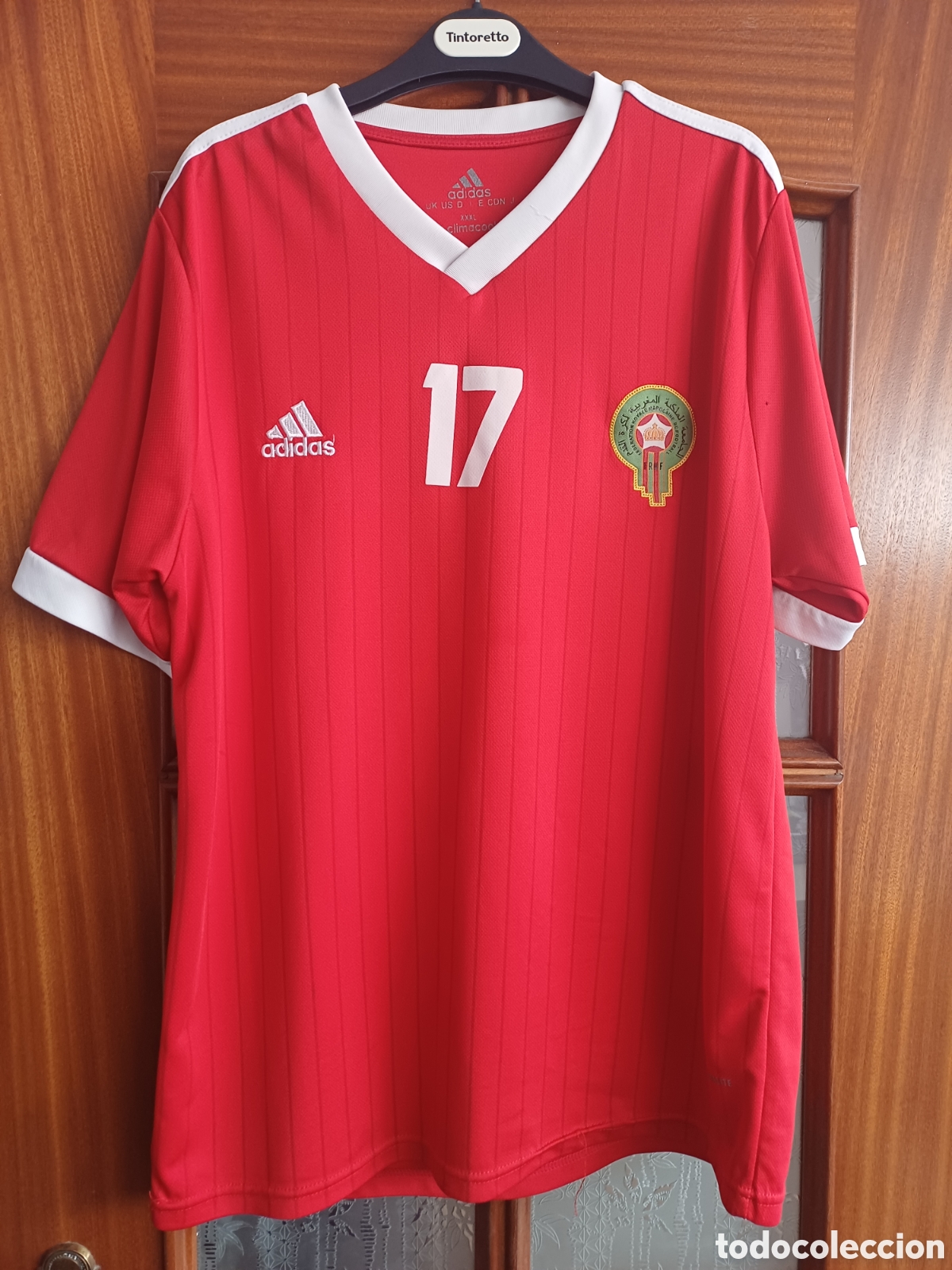Coleccionismo deportivo: CAMISETA MARRUECOS ADIDAS DIRAR TALLA 2XL